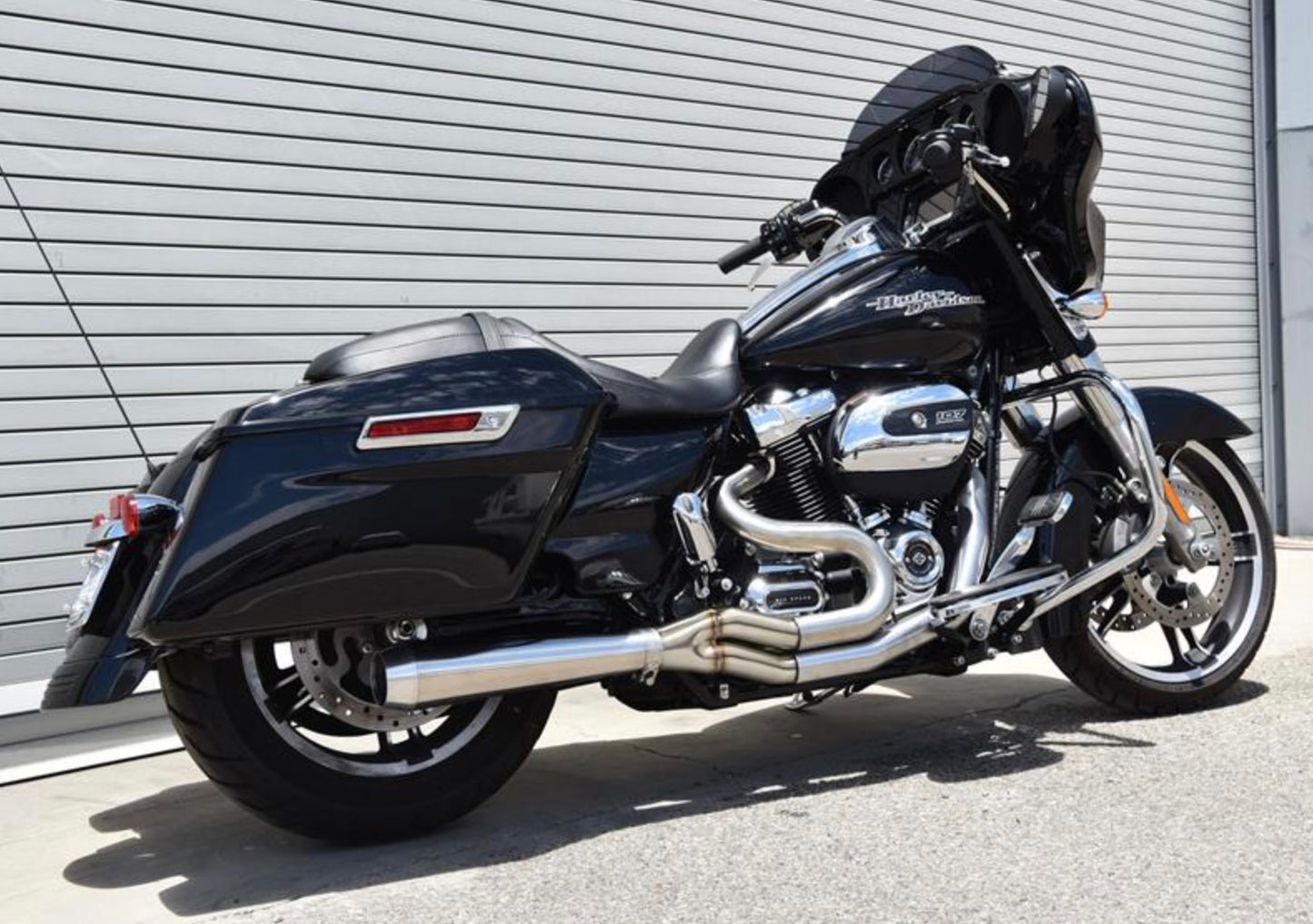 Bassani Road Rage III Mid Length Megaphone Muffler - Stainless (17-25 Bagger) (Non-CA Compliant)