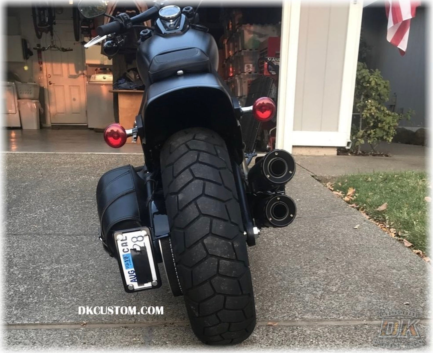 M8 Softail License Plate Relocation Kit