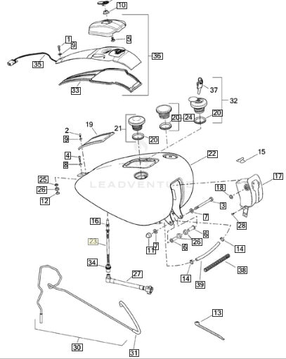 Harley-Davidson Fuel Check Valve Assembly 62189-08B
