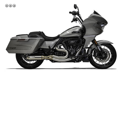 Bassani Mid-Length 2:1 Super Bike System - Stainless (17-25 Touring) (Non-CA Compliant)