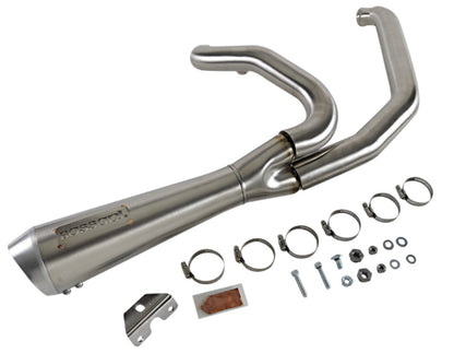 Bassani Road Rage 2:1 Short System - Stainless (M8 Touring) (Non-CA Compliant)